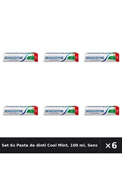 Sensodyne Set 6x Pasta de dinti Cool Mint, 100 ml,