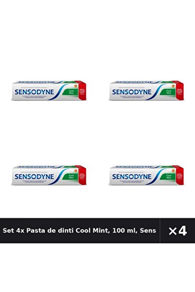 Sensodyne Set 4x Pasta de dinti Cool Mint, 100 ml,