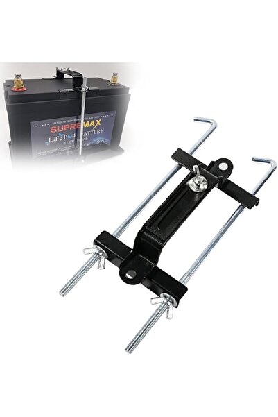 GENERAL Universal Adjustable Car Battery Hold Down Kit with J Bolt 9"/23cm