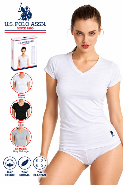 U.S. Polo Assn. Women'S, Licensed, Uspa, 47% Modal, 47% Cotton, 6% Elastane, ...