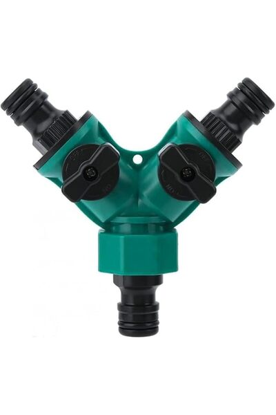 HASTHIP ® Splitter 2 Way for Tap and Splitter Garden Irrigation, ABS 3 Way Va...