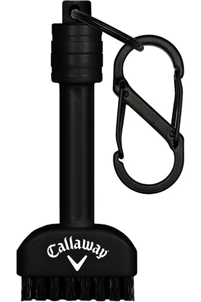 Callaway فرشاة مغناطيسية صغيرة لتنظيف مضارب الجولف - فرشاة مدمجة لتنظيف أخادي...