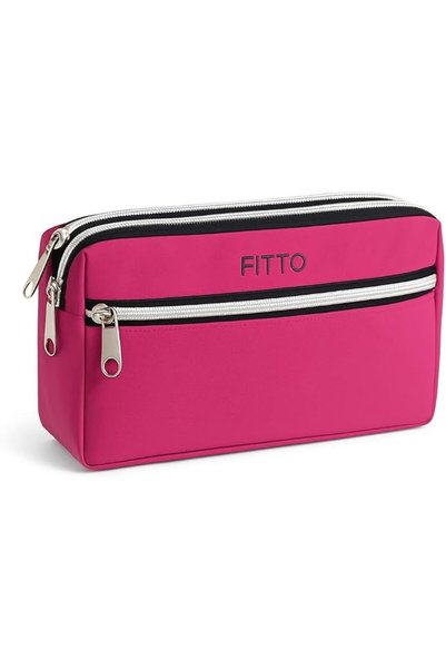 fitto Blue Pencil Case 21x3x3cm Compact Stationery Organizer for School & Office