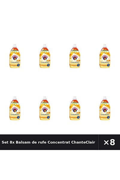 Chanteclair Set 8x Balsam de rufe Concentrat Flori Portocalii si Narcis, 1.4L...