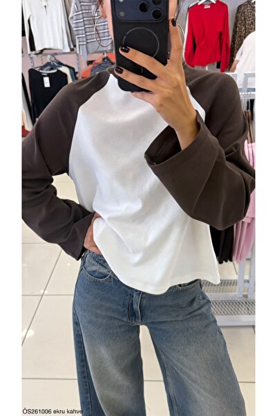 CADDELAMODA Colorful Sleeves Sweatshirt