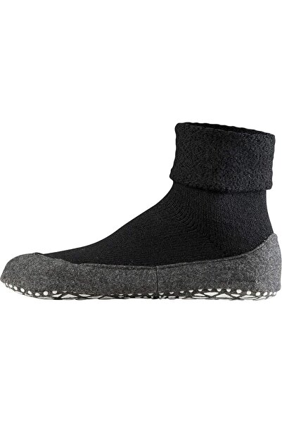 FALKE Cosyshoe Men's Slippers with Rubber Sole in Non-Slip Felt Excellent Gri...