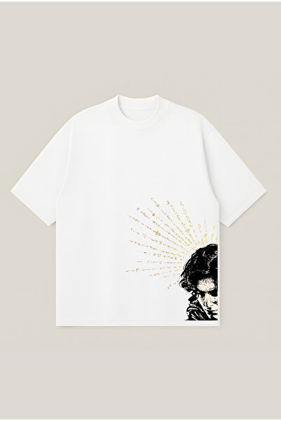 Moon Dancer Μπλουζάκι Dune Kose με στάμπα, Oversize Boxy Cut, Unisex, 100% βα...