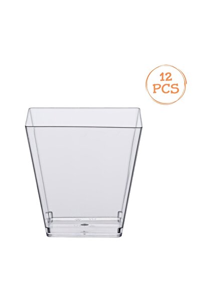 OEM Set Boluri Patrate transparent 240ml - 12buc – volum practic pentru salat...