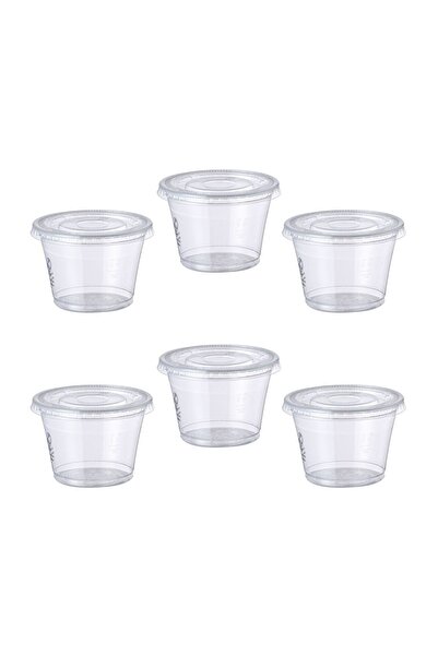 OEM Boluri Rotunde transparente cu Capac 165ml - 20buc – servire practică pen...