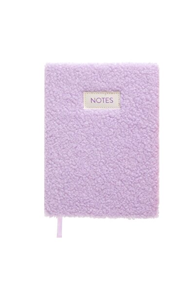 OEM Carnetel Notite A5 Lila Fluffy - 80 file, pentru notite zilnice la scoala...