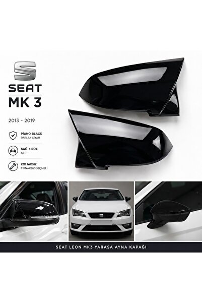 Seat Leon 2013 - 2019 MK3 Uyumlu Yarasa Ayna Kapağı