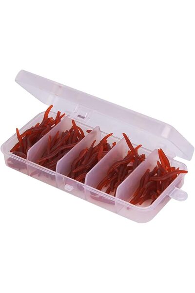GENERAL POENVFPO 150PCS Lifelike Soft Fishing Lures, Silicone Lightweight Lif...