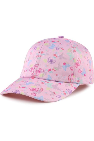 KASTWAVE Girls Baseball Cap, Kids Sun Hat, Adjustable Trucker Hat, Toddler Po...