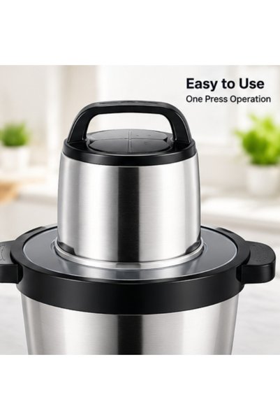 Gennext Original King Style Kitchen Essentials Multifunction Grinder – Powerful stainless steel electric grinder designed for fast chopping, blending, mincing, and grinding. Durable copper motor, sharp blades