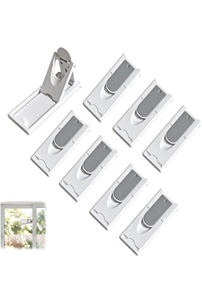 Yelajoy 8 Pack Sliding Door Lock, Child Safety Window Locks with Adhesive, No...
