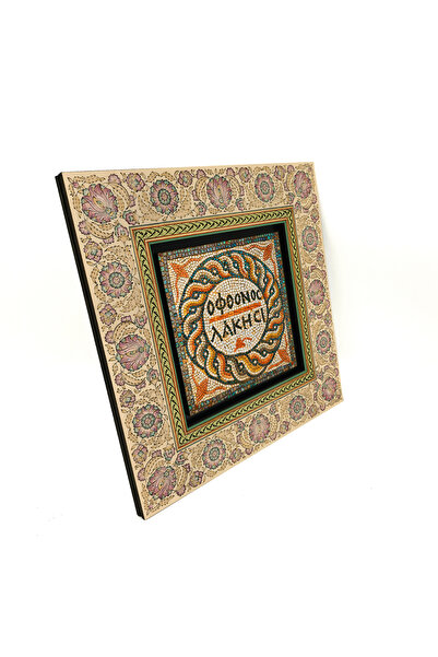 Sadrazam Mozaic roman cu text „Rage and Envy” (Syedra-Alanya) Tablou imprimat...