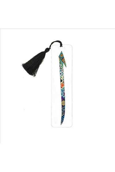 Sadrazam Elif printed book marker with patterned design 19x5 ag-desenelif2