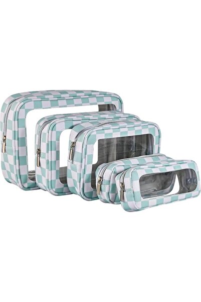 GENERAL Waterproof Clear TPU 5-Piece Diaper Bag Organizer Pouch Packing cube