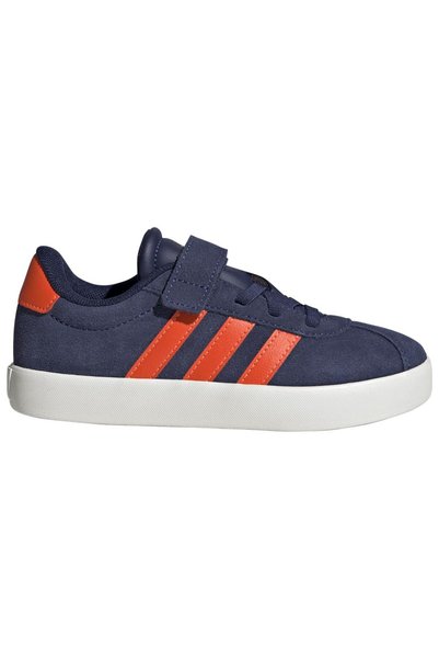 adidas VL Court 3.0 EL C Παιδικά Σουέτ Σνίκερς, Ελαστικά Κορδόνια, Λουράκι με...