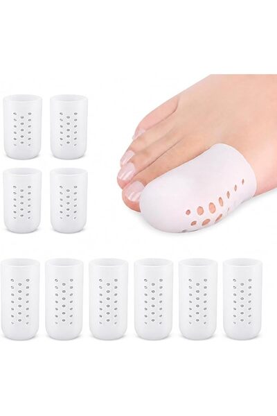 KASTWAVE Silicone Big Toe Protectors, 10PCS Breathable Toe Protector, Toe Cap...