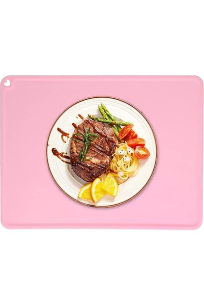 GENERAL Non Slip Table Mat Portable Silicone Placemat Kid Eating Mat Wipeable...