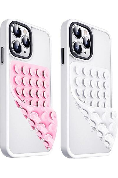 Generic 2 Pack Silicone Suction Cup Phone Case Mount - Double-Sided Non-Slip ...