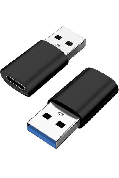 LinJie USB C Female To USB A Male Adapter（Black）
