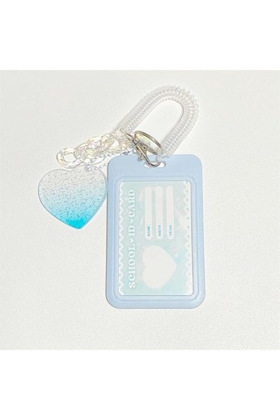 GENERAL 4.33x2.72 Inch Badge Holder- Vertical Card Case with Keychain for ID ...