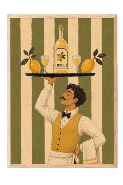 Postifull Poster Limoncello – Tablou în ramă de lemn Nr. 160078