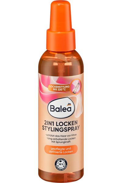 BALEA Spray 2în1 pentru styling bucle și protecție termică, 150 ml