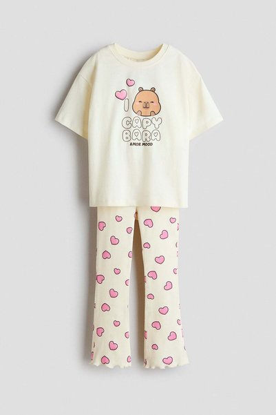 H&M 2-piece printed cotton set
