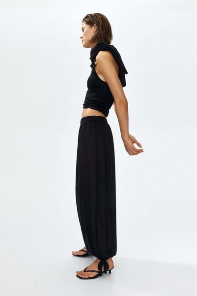 H&M Tie-detail balloon trousers