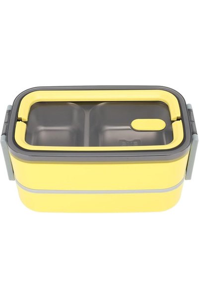 GENERAL Box, 2 Layer 1400ml Stainless Steel Lunch Box with Insulated Proof Co...