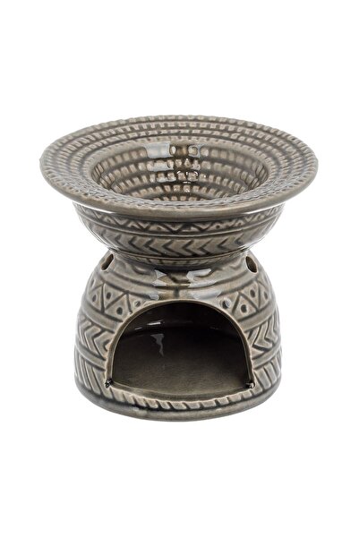 OEM Suport Ceramic gri cu pentru Ulei parfumat Ø11x9.5cm – dozare ușoară pent...
