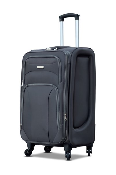 ZAAPPY Swift Expandable Soft Material Lightweight Luggage Medium Checked 24 I...