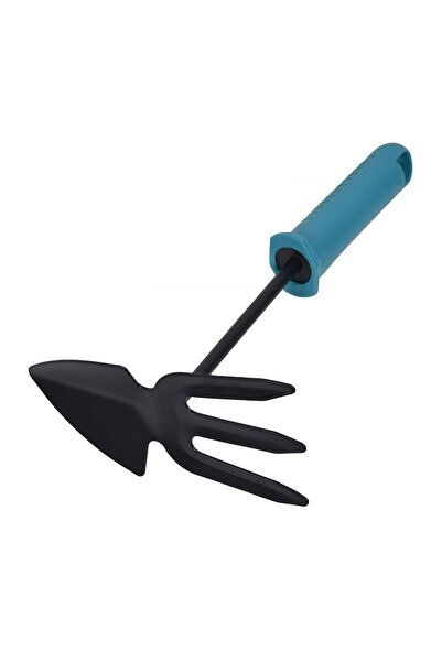 OEM Sapă Dublă Metalică de Grădină 25 cm cu Mâner Albastru, pentru Lucrări Di...