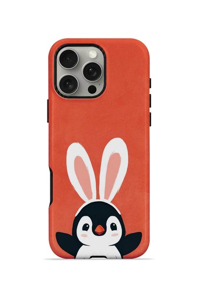PiyasaSepeti iPhone 16 Pro Max Vorian Double-Layered Case with Rabbit and Pen...