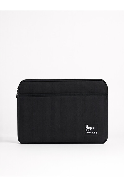 LC Waikiki حقيبة كمبيوتر محمول نسائية سوداء من LCW ACCESSORIES مع فرق من NEVAVM