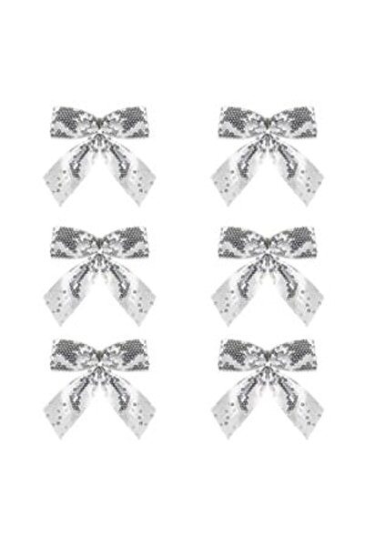 DD SHOP Fundite Decorative de Craciun Paiete Argintii 9cm - 6buc