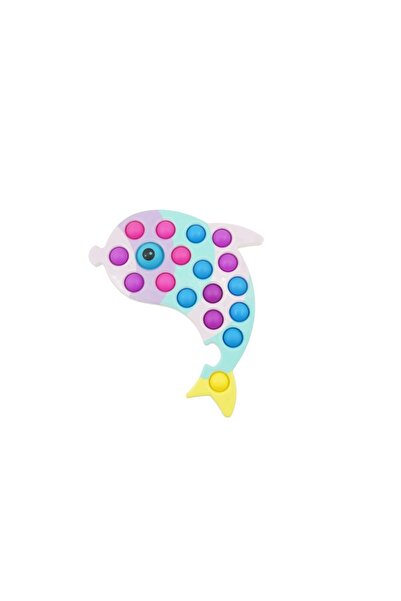 OEM Jucărie senzoriala antistres, Simple Dimple, Delfin, Multicolor, pentru R...