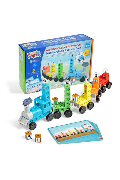 Learning Resources Numberblocks Mathlinkacubes Activity Set Express Train Hm9...