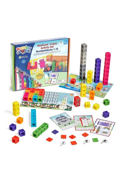Learning Resources Numberblocks Mathlinkacubes 1-10 Activity Set Lsp0949-Uk