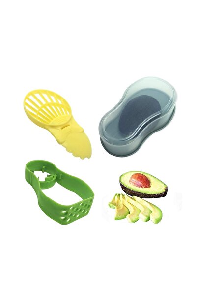 OEM Recipient de Depozitare Avocado 5in1, Etans, pentru Frigider, din Plastic...
