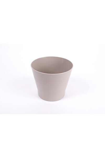 OEM HARPLAST Саксия за циния, пластмасова, D 14.5 см, сива