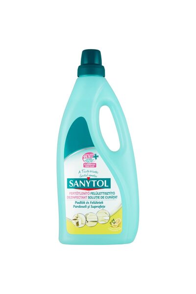 OEM SANYTOL Αντιαλλεργικό Απολυμαντικό Λεμόνι και Φύλλα Ελιάς, 1L