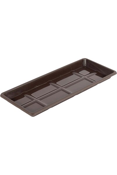 OEM Tava jardiniera CARINA, plastic, 40 cm, maro