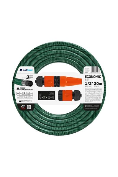 OEM Furtun de gradina Cellfast, lungime 20 m, diametru 12,5 mm (racord 1/2) c...