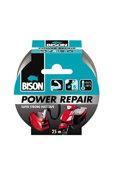 OEM Banda adeziva texturata Bison, 5 mm x 10 m, gri