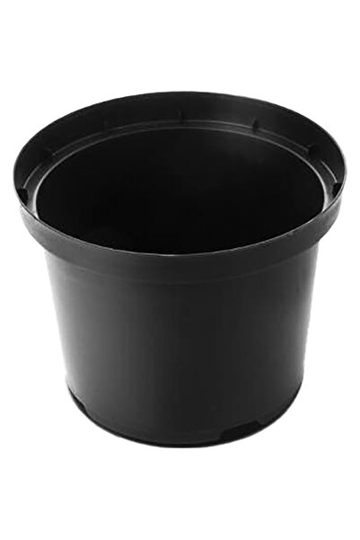 OEM Ghiveci rasad rotund NAPOCHIM, polipropilena, 26 x 20.5 cm, negru