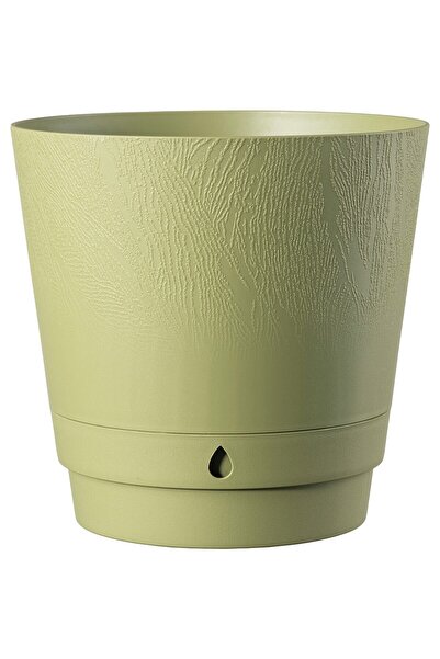 OEM DEROMA Dune саксия за растения, D22 см, пластмасова, зелена